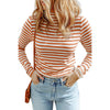 Autumn Striped Casual Slim Pullover Sweater