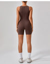 Summer Nude Feel Tight Yoga Jumpsuit