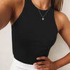 Summer Tight-Fit I-Shaped Sleeveless Sports Vest