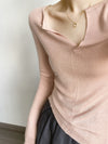 French V Neck Open Sweater Spring Inner Wear