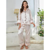 Long-Sleeve Pajama Pants Set for Home and Outside