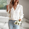 Autumn V-Neck Long Sleeve Top