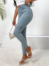 Slimming High Elastic Skinny Straight Jeans