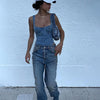 Washed Out Retro Cropped Camisole for Women