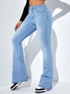 High Waist Slim Fit Bootcut Jeans for Women