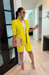 Blazer and Shorts Two Piece Suit for Women