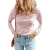 Autumn Striped Casual Slim Pullover Sweater