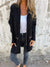 Loose Hooded Mid-Length Cardigan Coat