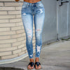 Horse Riding Loose Wide Leg Jeans for Women – Denim Skinny Ripped Mid Waist