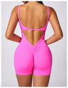 Peach Hip Raise Quick-Drying Yoga Jumpsuit