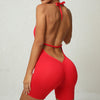 Skinny Peach Hip Beauty Back Yoga Jumpsuit