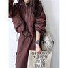 Short Jacket Drawstring Skirt Two-Piece Outdoor Sports Suit