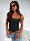 Summer Sexy Slim Fit Solid Color Camisole