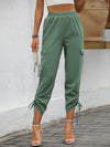 High Waist Solid Color Trousers for Women