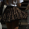 Slimming Leopard Print Elastic Band Skirt