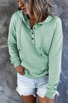 Loose Casual Hooded Drawstring Hoodie