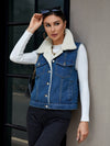 Sleeveless Denim Waistcoat Jacket