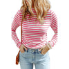 Autumn Striped Casual Slim Pullover Sweater