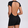 Backless Peach Hip Skinny Yoga Jumpsuit