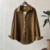 Vintage Brushed Loose Long Sleeve Shirt