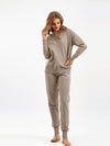 Cozy Sweater & Harem Pants Two-Piece Set