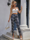 High Waist Drooping Loose Wide Leg Work Pants