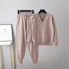 Cozy Sweater & Harem Pants Two-Piece Set