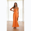 Casual Tied Spaghetti Strap Jumpsuit