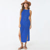 Knitted Hollow Out Split Beach Cover-Up Dress