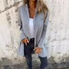 Loose Hooded Mid-Length Cardigan Coat