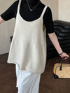 Korean U-Collar Elegant Knitted Camisole