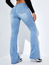 High Waist Slim Fit Bootcut Jeans for Women