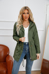 Loose Solid Color Cotton Trench Coat