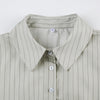 Urban Slim Fit Striped Collared Office Shirt