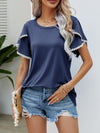 Summer Tassel Tulip Sleeve T-Shirt