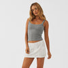 Summer Thread Knitted Cropped Camisole Top