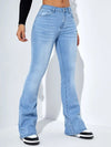 High Waist Slim Fit Bootcut Jeans for Women