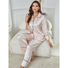 Long-Sleeve Pajama Pants Set for Home and Outside