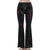 Halloween Slim Fit Cross Embroidered Bell Bottom Pants