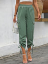 High Waist Solid Color Trousers for Women