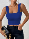 Wide Strap Slim Fit Camisole Top