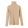 Simple Graceful Solid Color Turtleneck Sweater