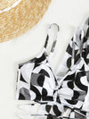 Three-Piece High Waist Split Swimsuit Set