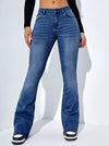 High Waist Slim Fit Bootcut Jeans for Women