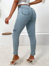 Slimming High Elastic Skinny Straight Jeans