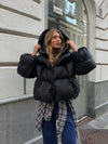 Street Style Short Hooded Cotton Padded Jacket